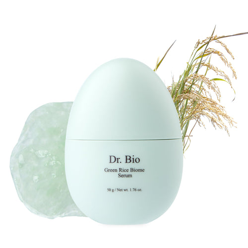 Dr.Bio Green Rice Biome Serum with Probiotic Reduce Dark Spots Treat Hyperpigmentation & Freckles Radiant Skin Skin Barrier Protection Fragrance-Free Vegan Korean Skin Care for sensitive skin